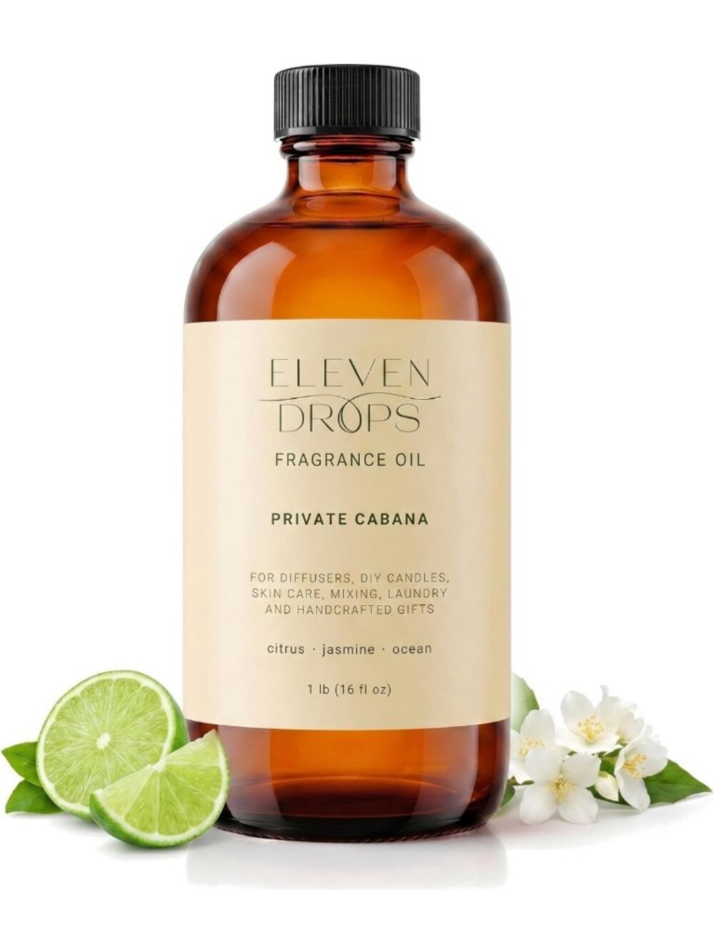 Citrus & Ocean Notes Diffuser Oil - 16 oz Aromatherapy for Home & Spa